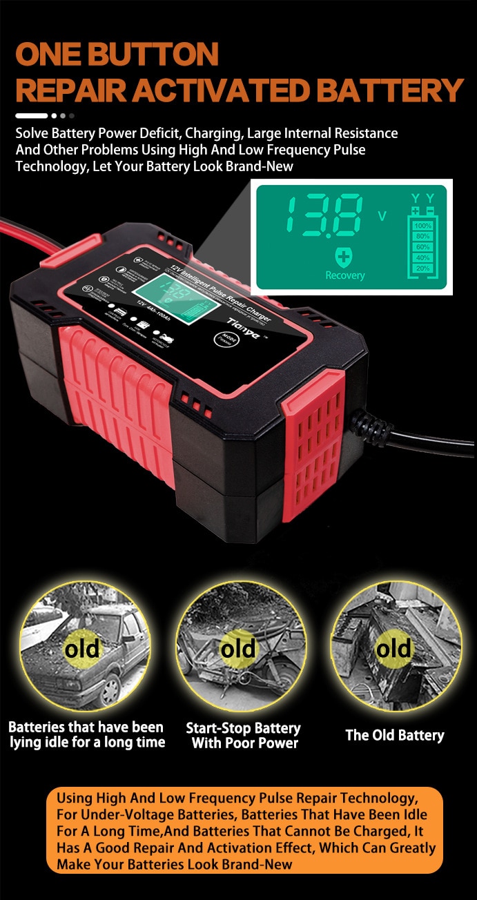 Full Automatic Car Battery Charger