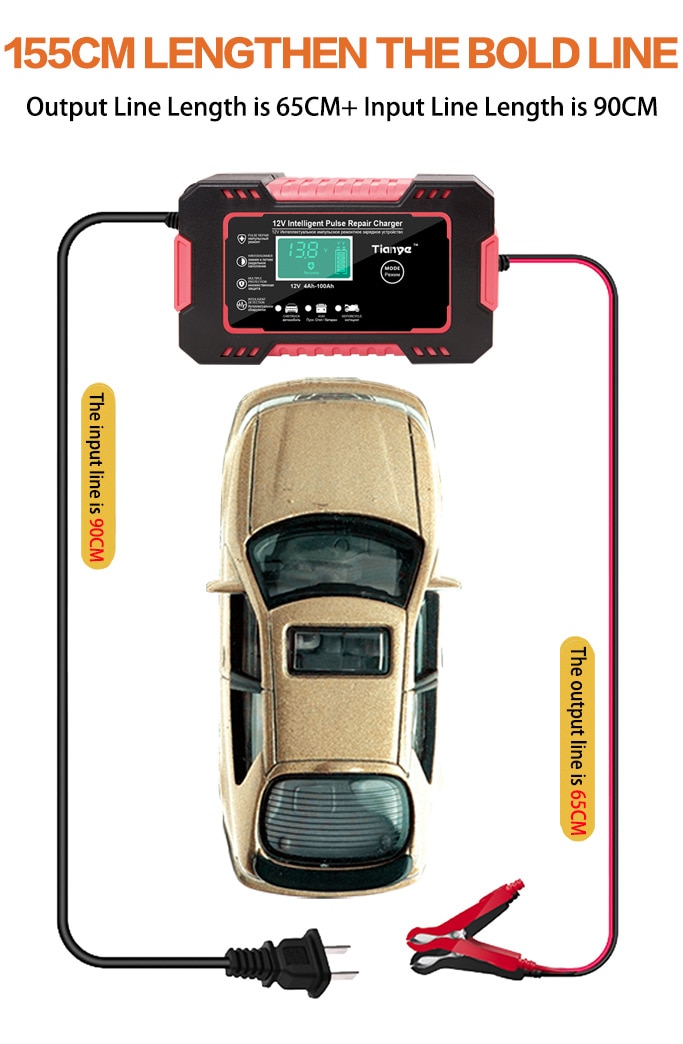 Full Automatic Car Battery Charger 