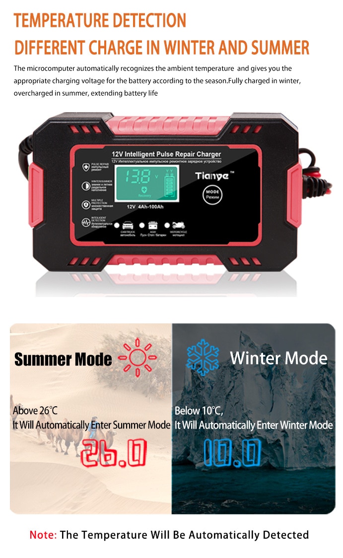 Full Automatic Car Battery Charger