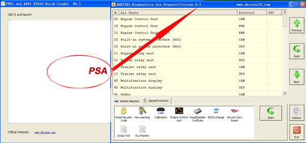 fvdi software for psa 2