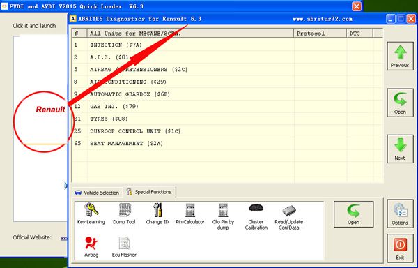 sfvdi commander for renault software 2