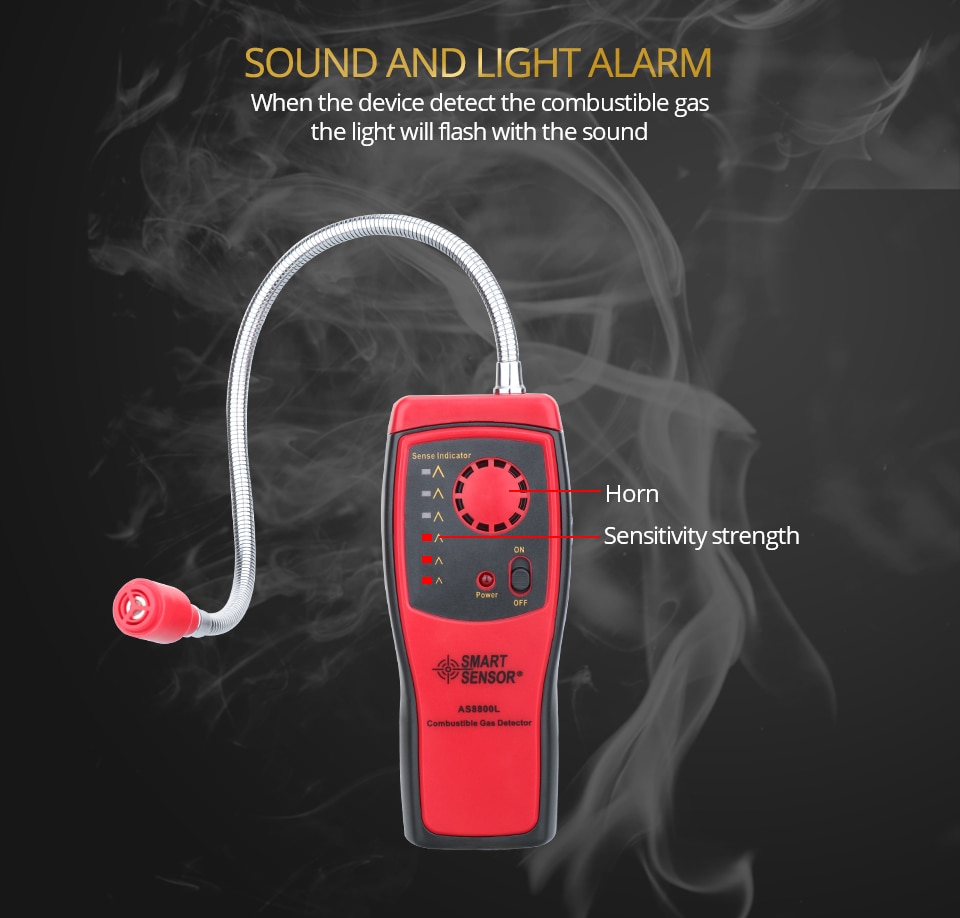 Gas Analyzer Combustible Gas Detector 