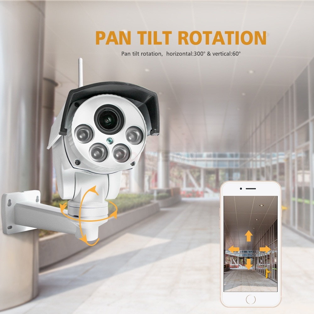 HD 5MP Wifi PTZ IP Camera