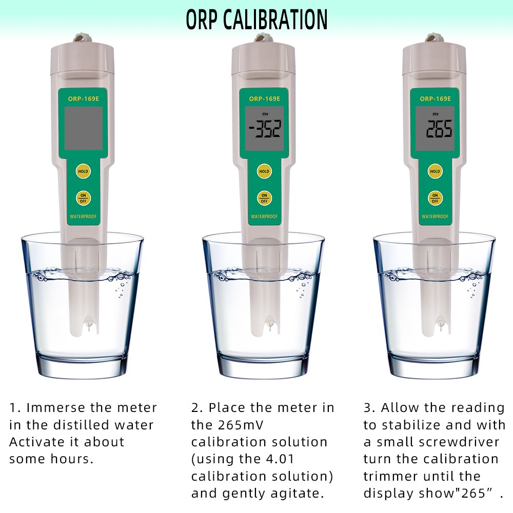 ORP-169E Waterproof ORP/Redox Meter