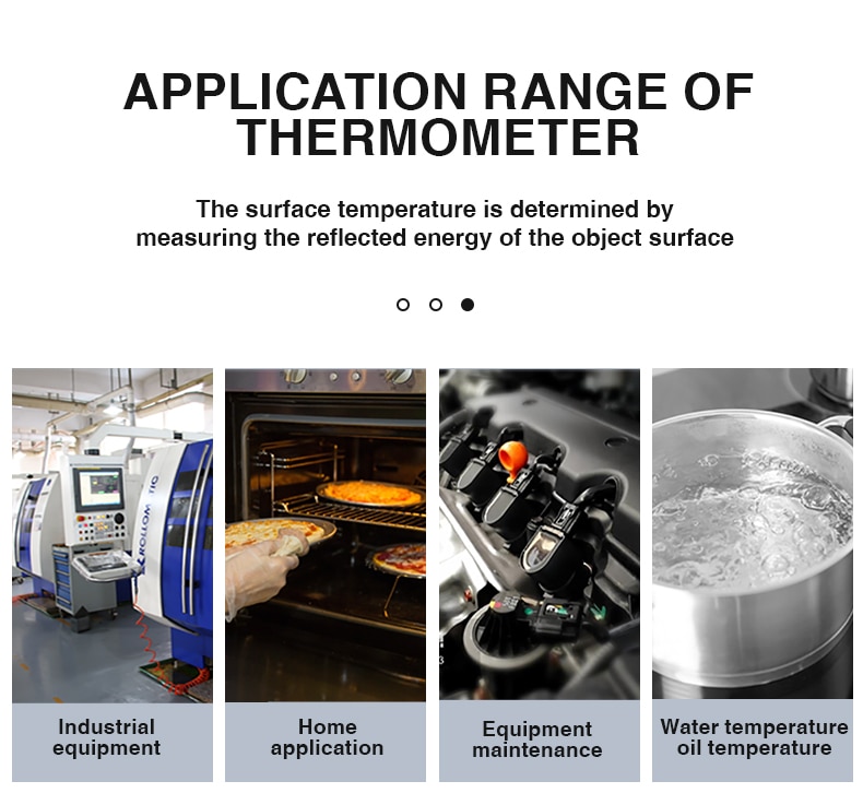 High Temperature Infrared Laser Electronic Thermometer