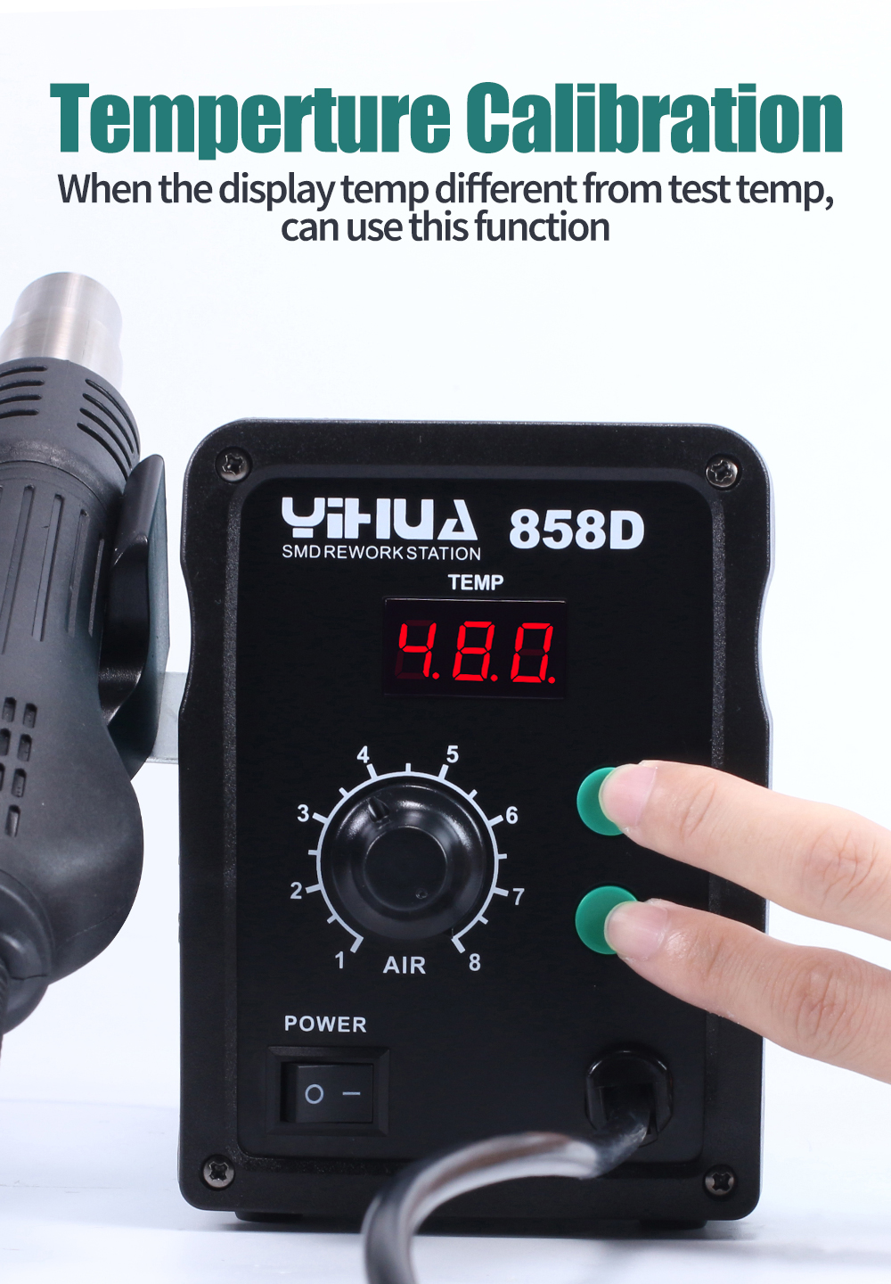 YIHUA 858D Hot Air Gun
