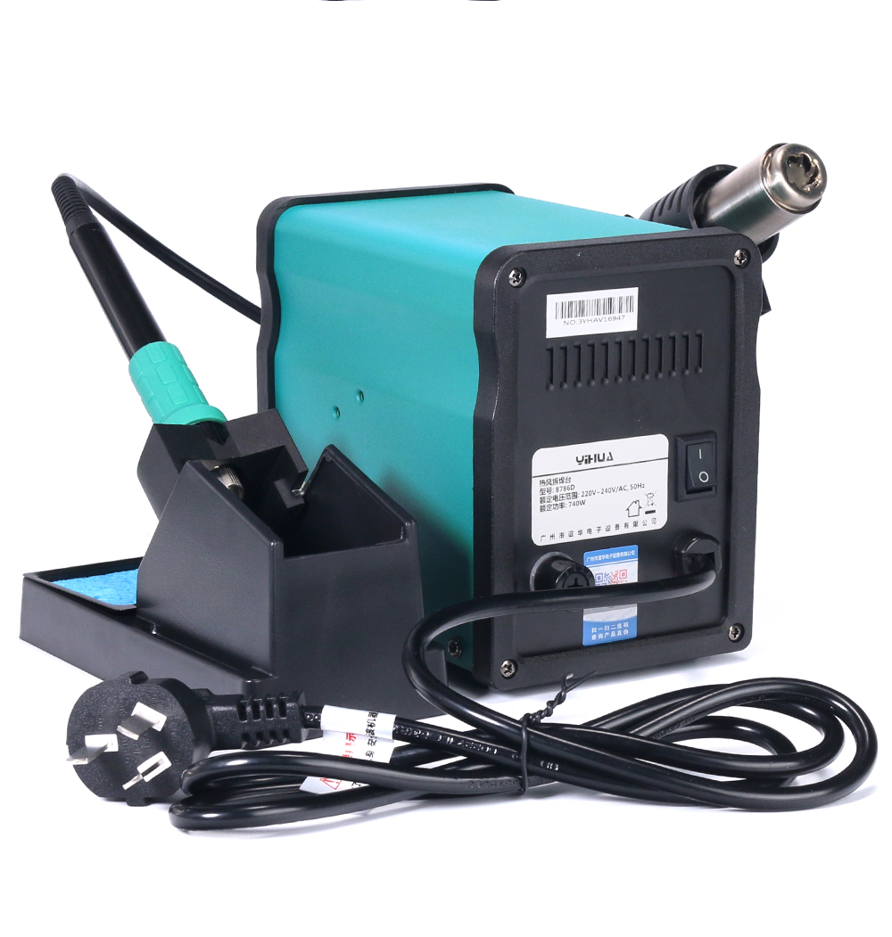 YIHUA 8786D 110V 220V Hot Air Soldering Station  Solderi