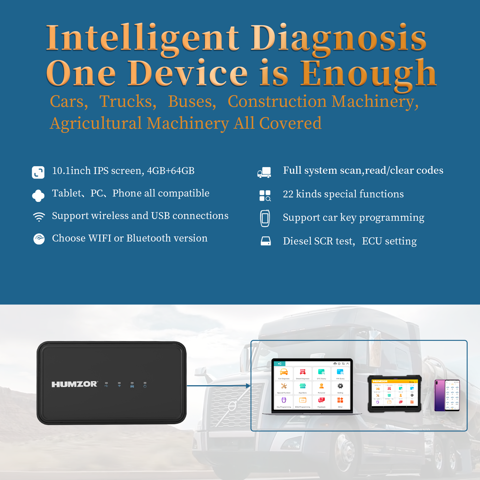 HUMZOR NS666S OBD2 Scanner