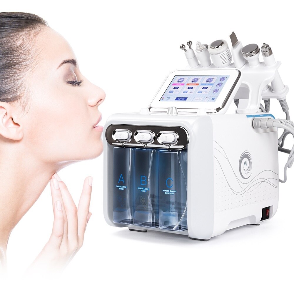 6 in1 H2-O2 Hydro Dermabrasion RF Bio-lifting Spa Facial