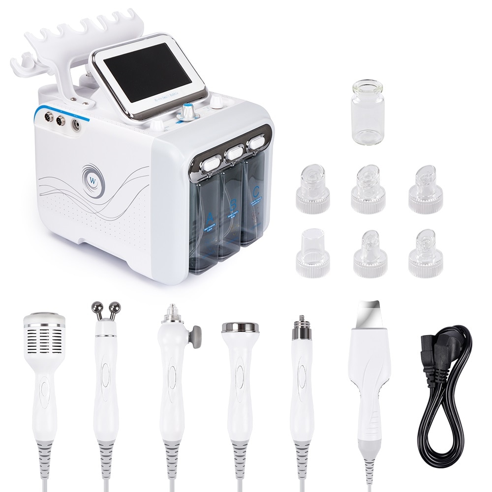 6 in1 H2-O2 Hydro Dermabrasion RF Bio-lifting Spa Facial