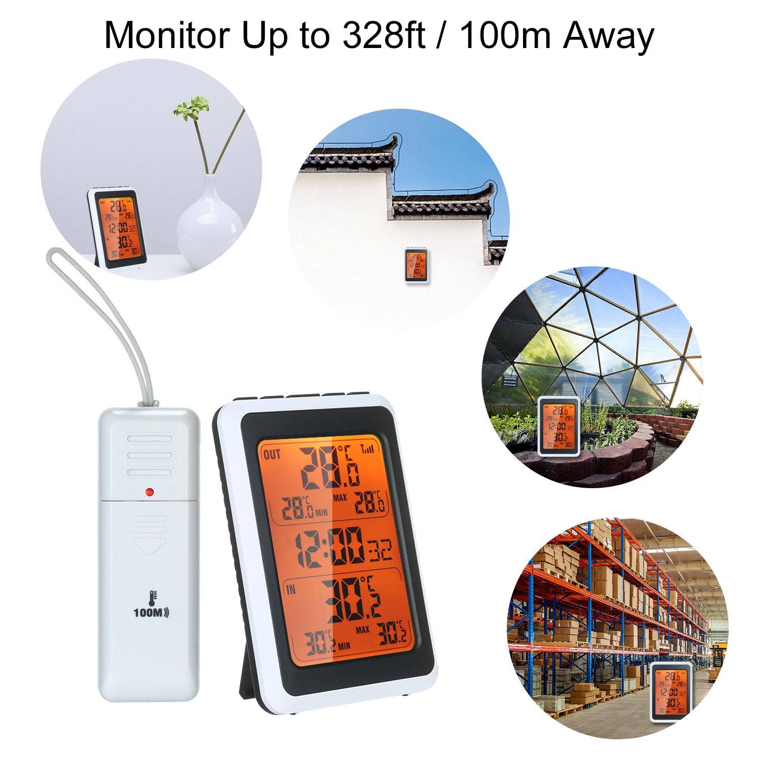 Indoor Outdoor Wireless Thermometer