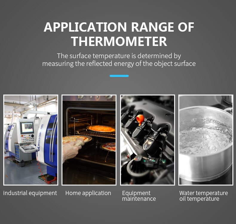 Infrared Thermometer Non-Contact Temperature Meter