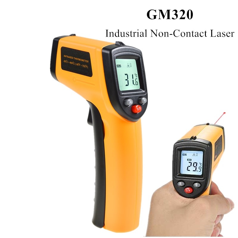 GM320 Non-Contact Laser -50~400 ℃ Infrared Thermometer