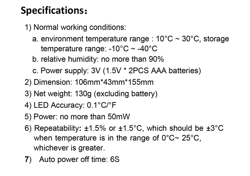 BTM11 Infrared Thermometer