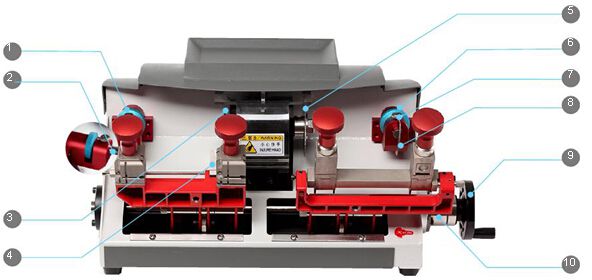 JINGJI P2 ?Flat Key Cutting Machine display