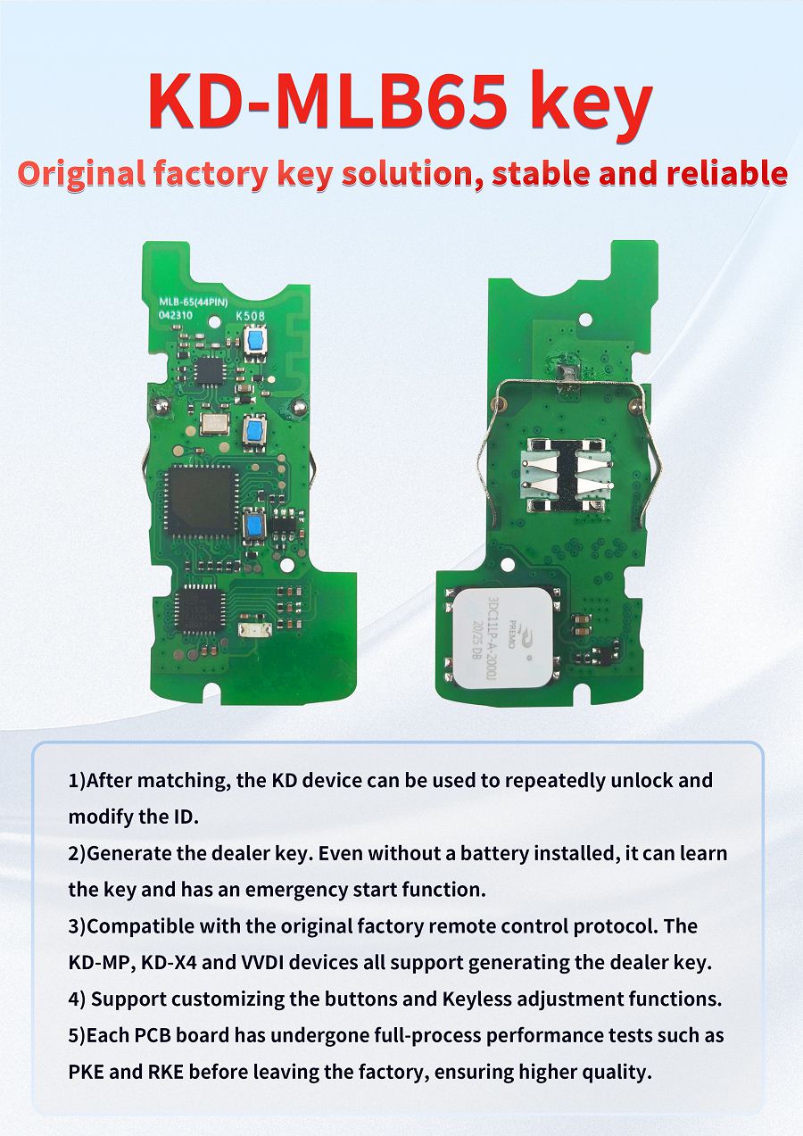 KEYDIY KD MLB65 Key PCB Board Only