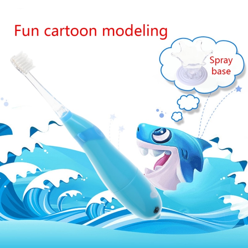 Kids Sonic Toothbrush Electric Brush Waterproof Musical