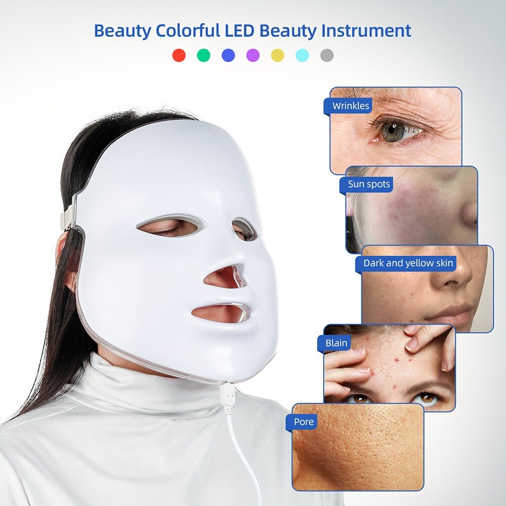 Korean 7 colors LED Facial Mask