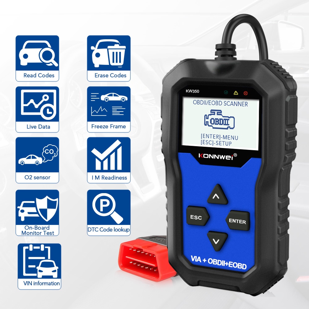 KONNWEI KW350 OBD2 Diagnostic Scanner