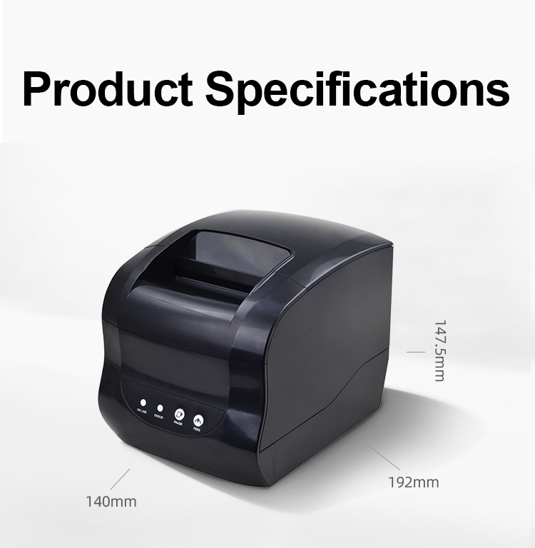 XP-365B Label Barcode printer