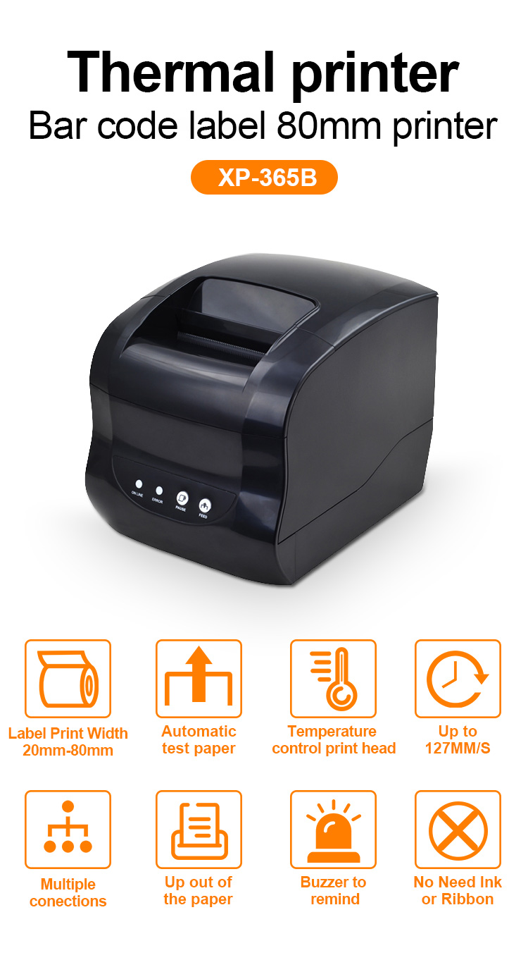 XP-365B Label Barcode printer 