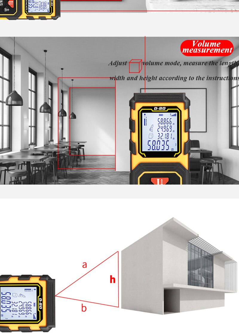 80m Laser Distance Meter