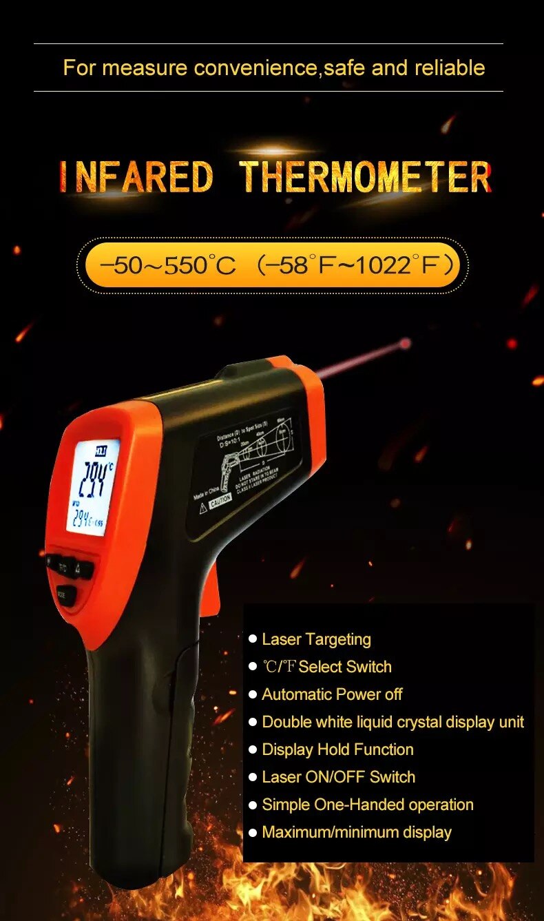 Laser Non-contact Digital Thermometer