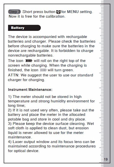 SW-S70/80/100/120 Rechargeabe Laser 