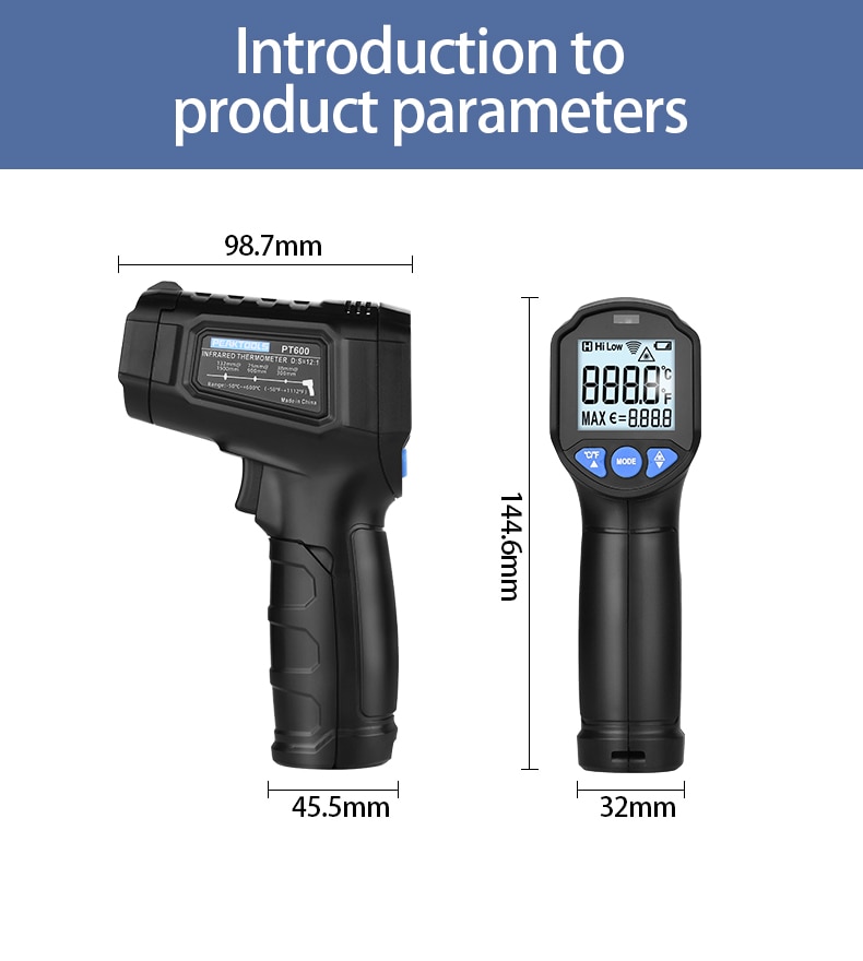 PT380&PT600 Laser Thermometer