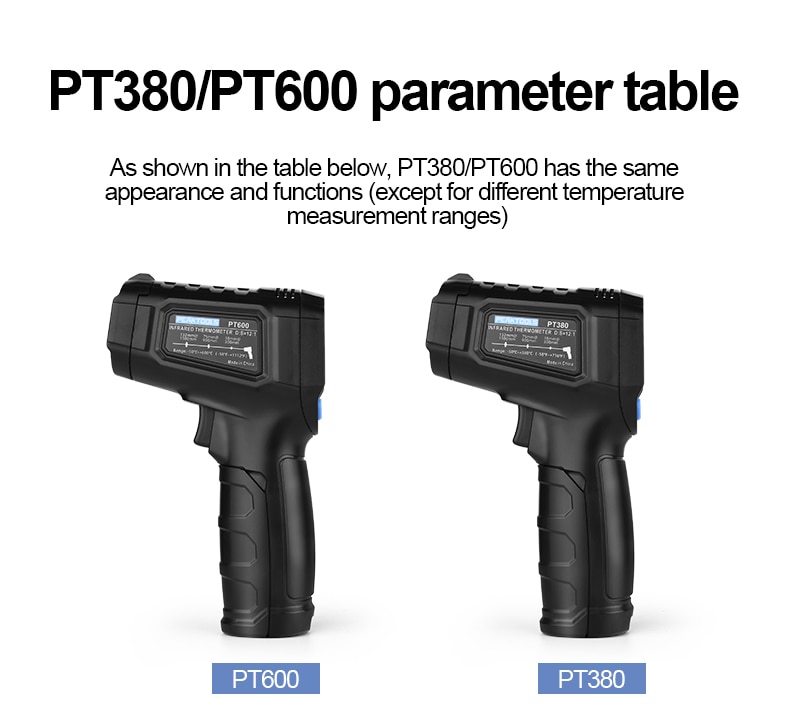 PT380&PT600 Laser Thermometer
