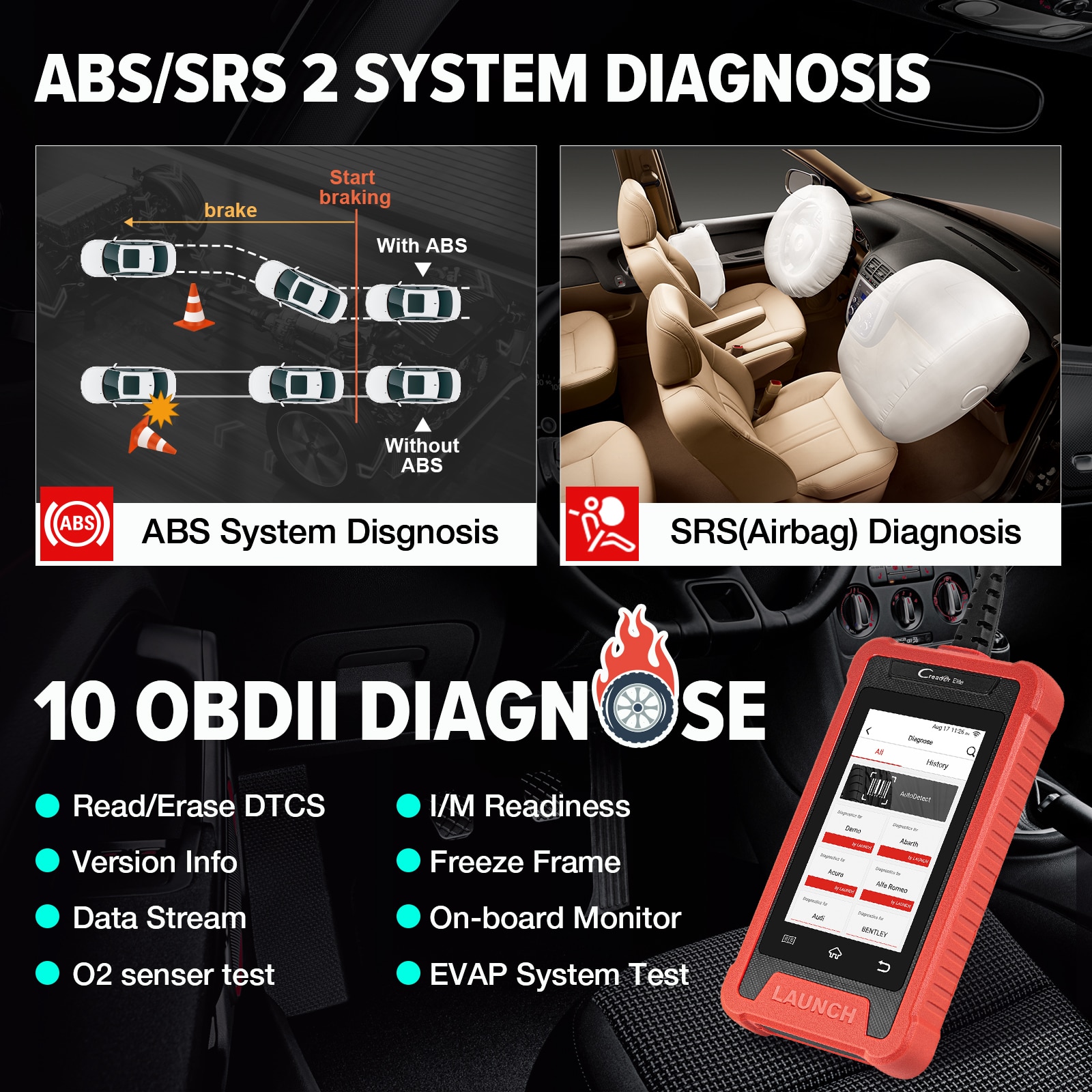 LAUNCH CRE205 OBD2 Automotive Scanner