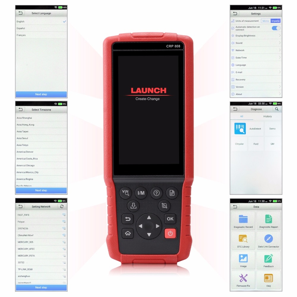 LAUNCH CRP808 Full System Diagnostic Tool