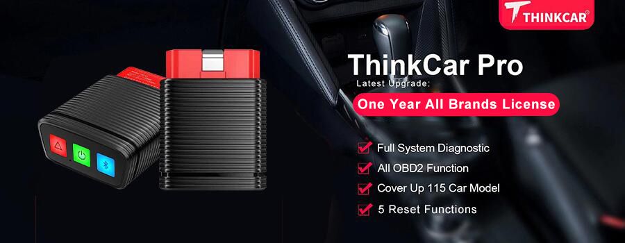 ThinkCar Pro Thinkdiag Mini Bluetooth Full System OBD2 Scanner with One Year All Brands License