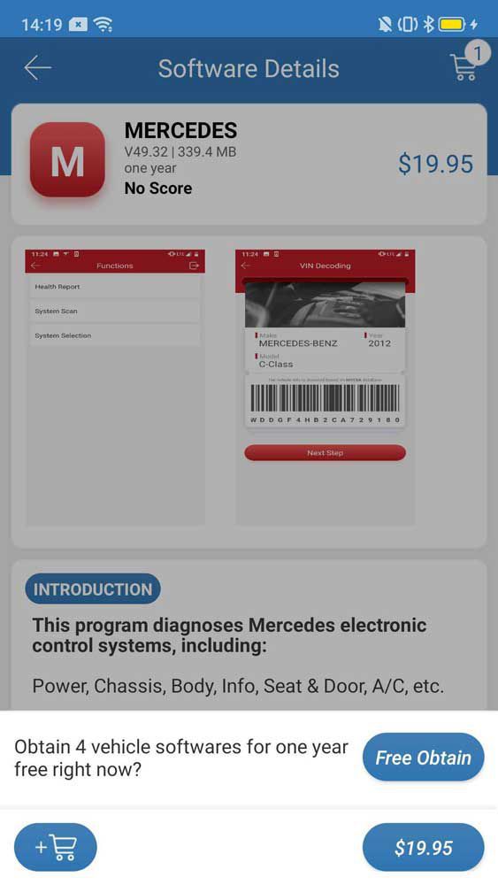 2020 Original Launch ThinkCar Pro Thinkdiag Mini OBD2 Full System Scanner