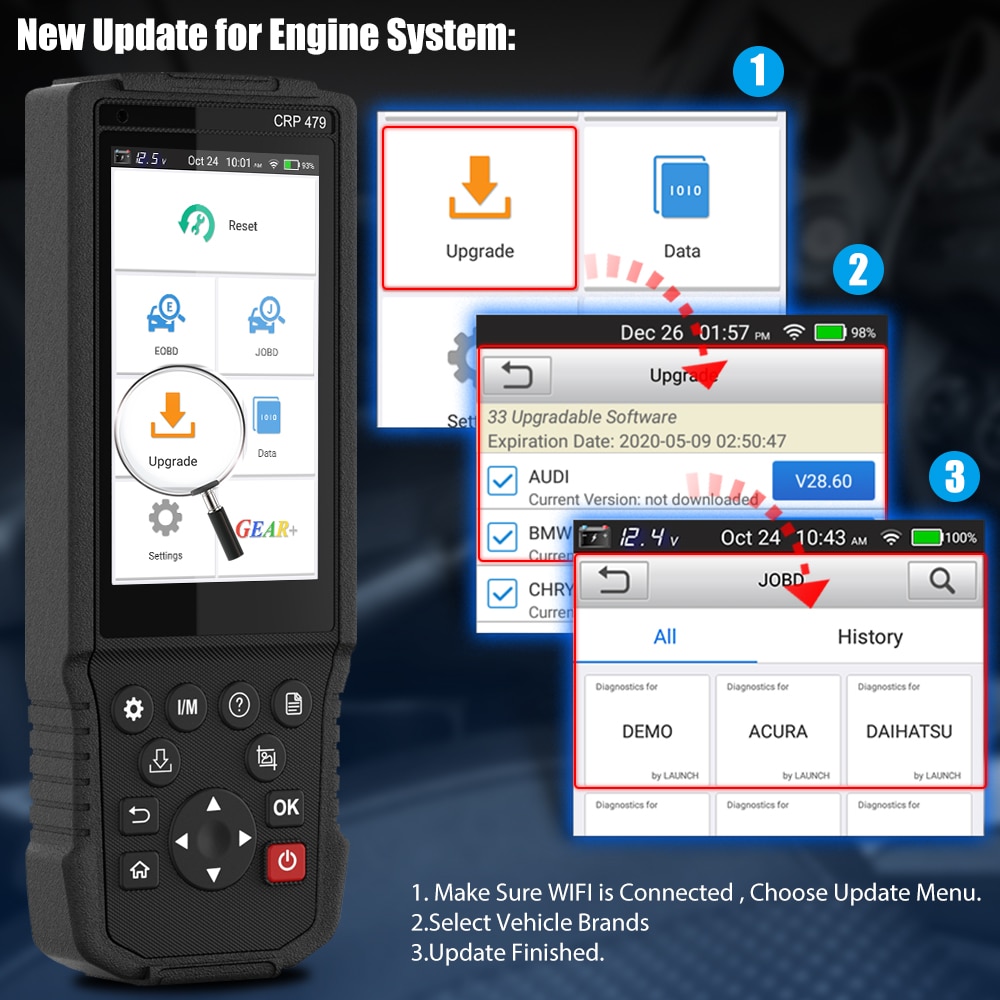 LAUNCH X431 CRP479 OBD2 Scanner