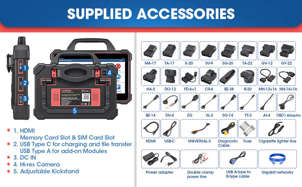 LAUNCH X431 PADVII PAD7 OBD2 Scanner