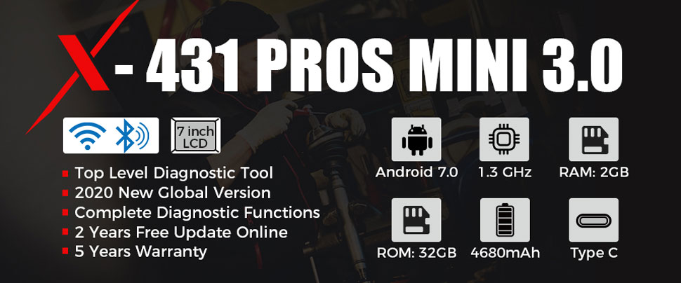 Launch X431 ProS Mini Android Pad