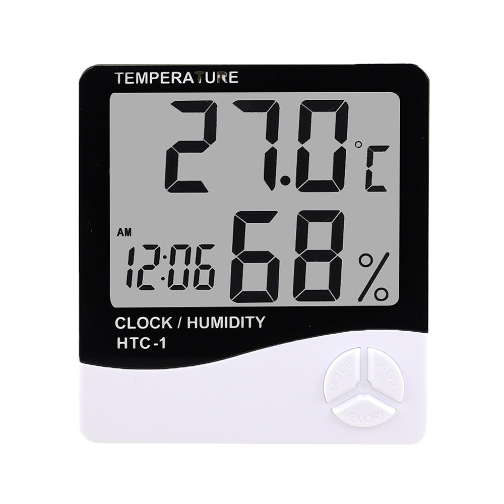 HTC-1 HTC-2 LCD Electronic Digital Temperature Humidity 