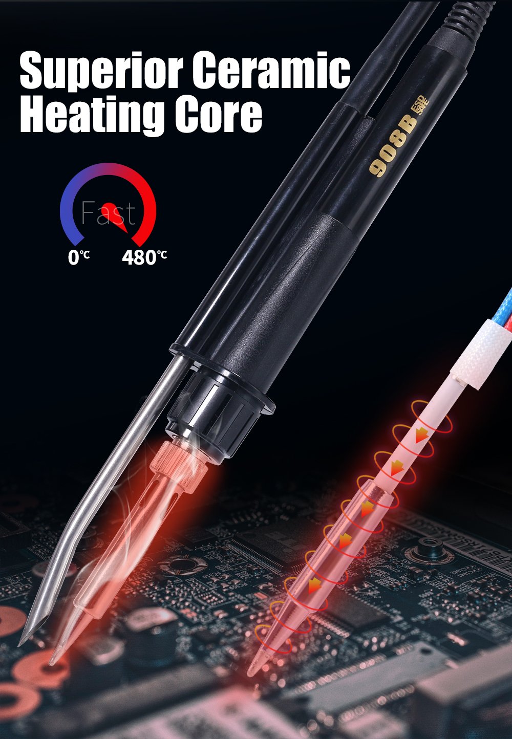 YIHUA 992DA+ LCD Soldering Station