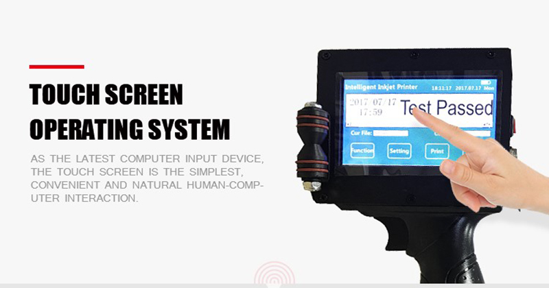 M3S LED Screen Touch-Screen Handheld Printer 