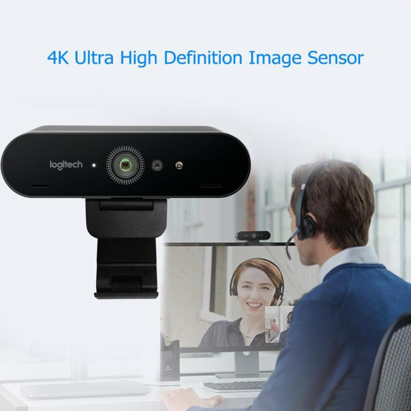 Logitech BRIO C1000e 4K HD 1080p Webcam Wide Angle Video