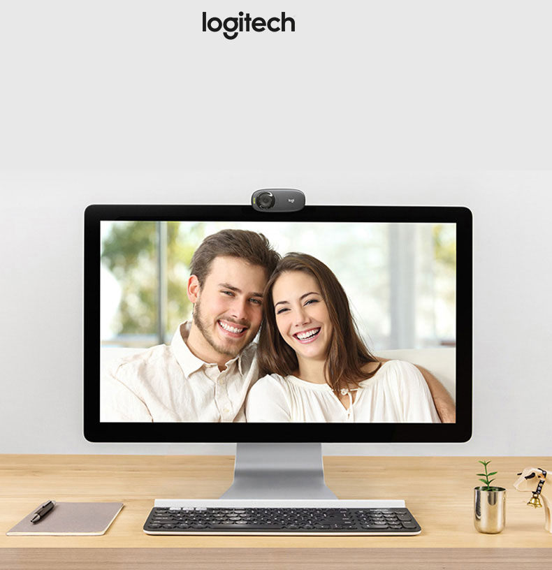 New Logitech C310 HD Webcam 720P Built-in Micphone USB2.