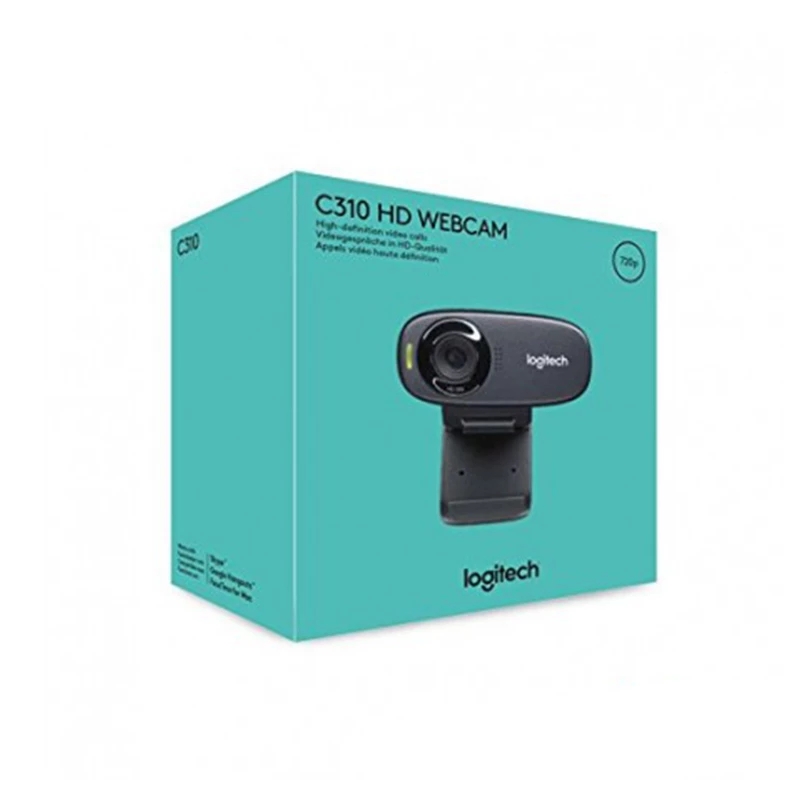 New Logitech C310 HD Webcam 720P Built-in Micphone USB2.