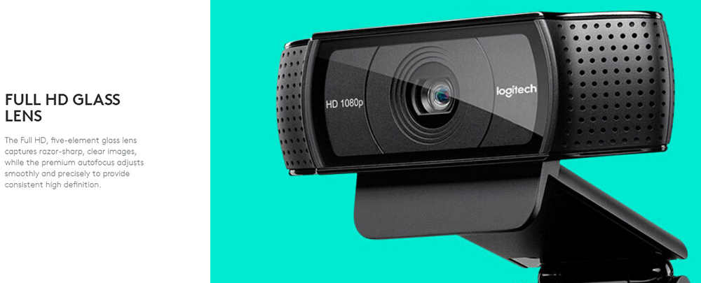 Logitech C920E 1080P HD Pro Webcam Widescreen Video Chat