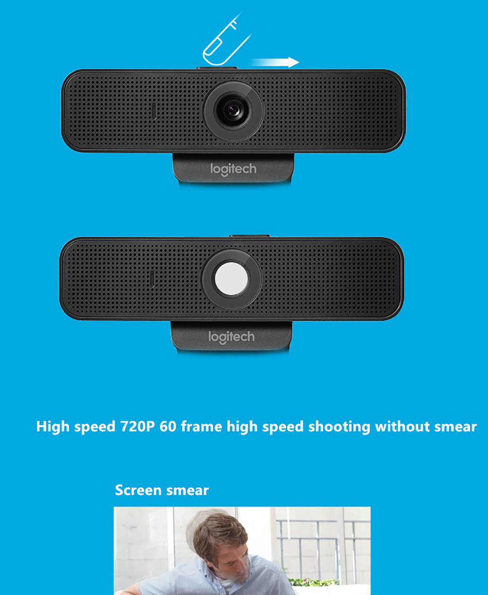 Logitech C925E Full HD Webcam 1080P 60Hz Autofocus USB C