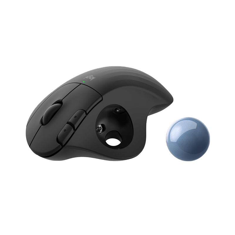 Logitech ERGO M575 Wireless Trackball Ergonomic Mouse 5 