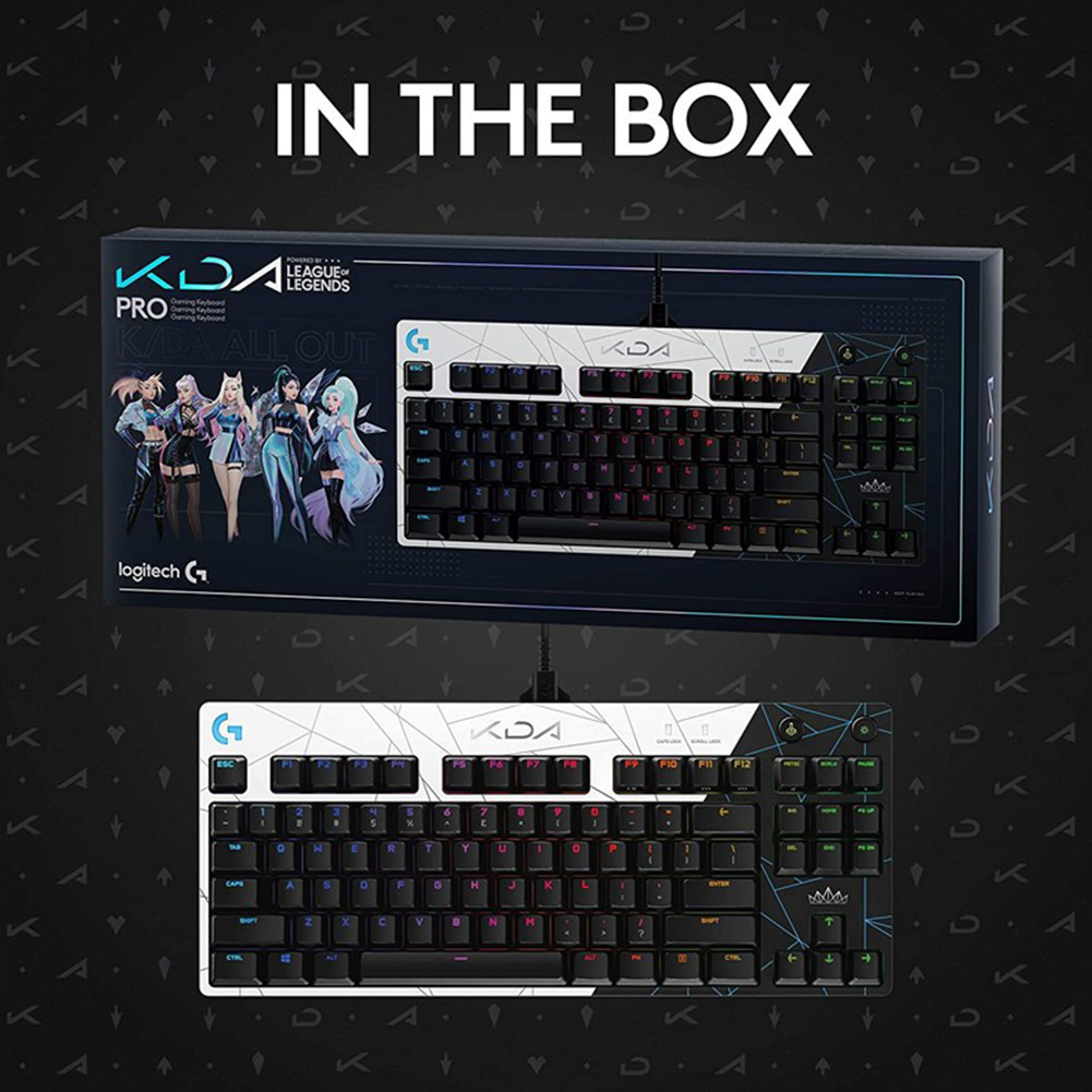 Logitech G PRO KDA Mechanical Gaming Keyboard RGB Backli