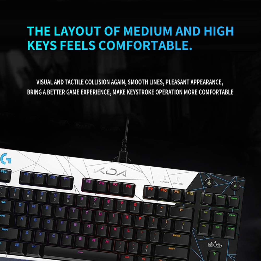 Logitech G PRO KDA Mechanical Gaming Keyboard RGB Backli