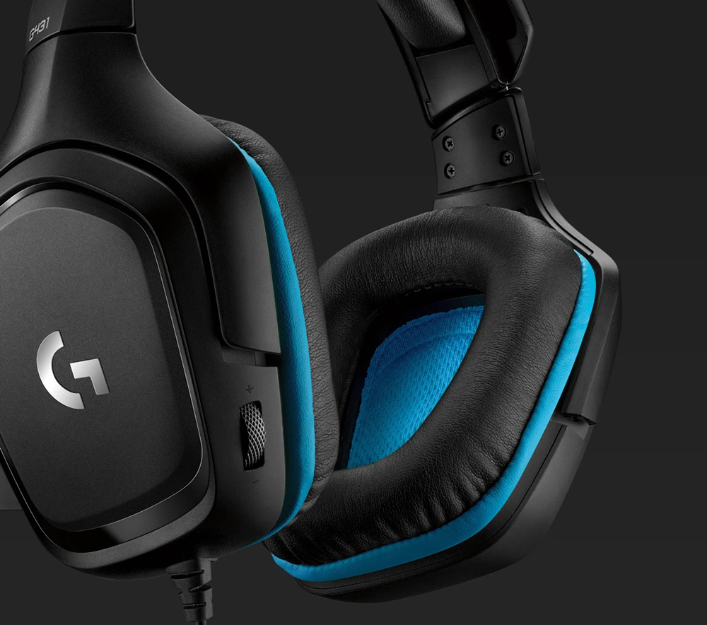 Logitech G431 Wired Gaming Headphone 7.1Surround Sound G