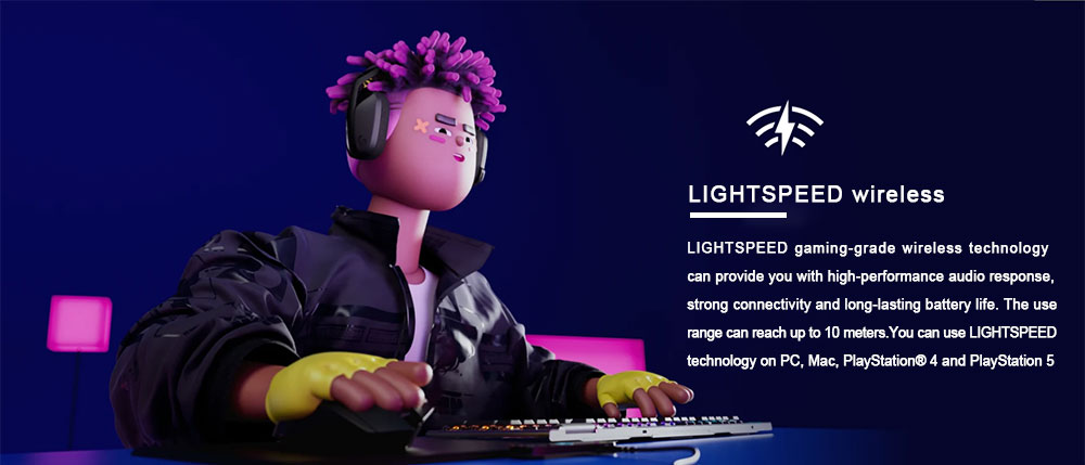 Logitech G435 Lightspeed Wireless Gaming Headst Bluetoot